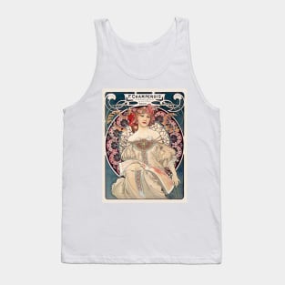 Reverie (1897) by Alfons Mucha Tank Top